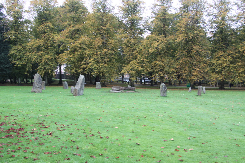 Standing stones in Bute Park