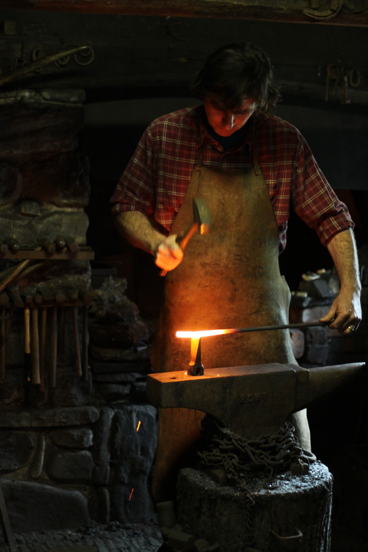 Blacksmith at St Fagans