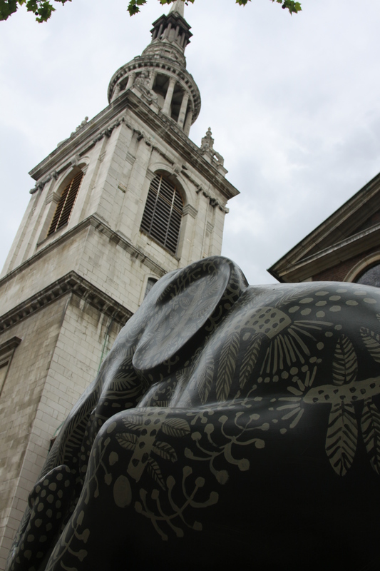 Elephant in St Mary-le-Bow Churchyard