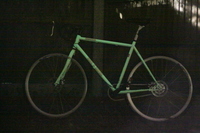 My Bike - at night, glowing in the dark