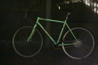 My Bike - at night, glowing in the dark