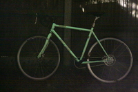 My Bike - at night, glowing in the dark