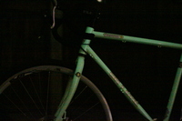 My Bike - at night, glowing in the dark